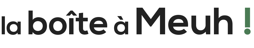 logo de l'agence de communication la boîte à Meuh